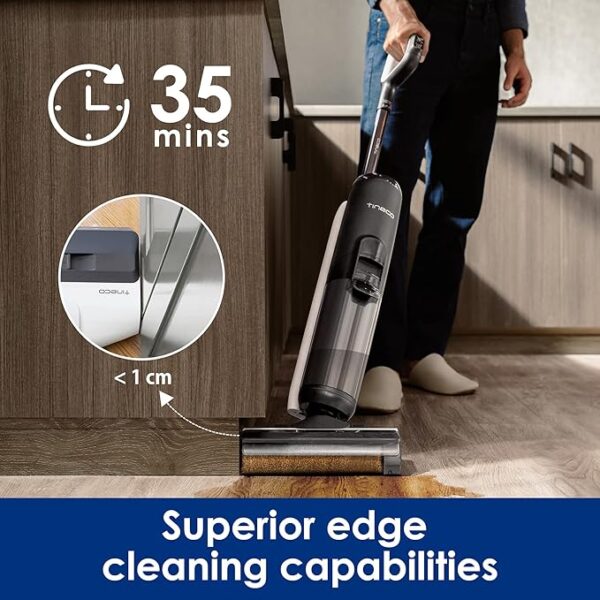 Tineco Floor ONE S5 PRO 2 Cordless Wet Dry Vacuum Smart Hardwood Floor Cleaner Machine, One-Step Cleaning Mop for Sticky Messes and Pet Hair, LCD Display, APP, Voice Guide with Ultra Mode - Image 6