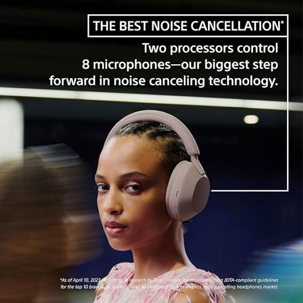 Sony WH-1000XM5 The Best Wireless Noise Canceling Headphones, Auto NC Optimizer, 30-Hour Battery, Alexa Voice Control, Midnight Blue - Image 2