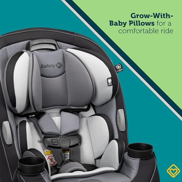 Safety 1st Grow and Go All-in-One Convertible Car Seat, Rear Facing Car Seat 5-40 lbs, Forward Facing Car 30–65 lbs, High Back Booster Seat 40-100 lbs, Carbon Ink - Image 6
