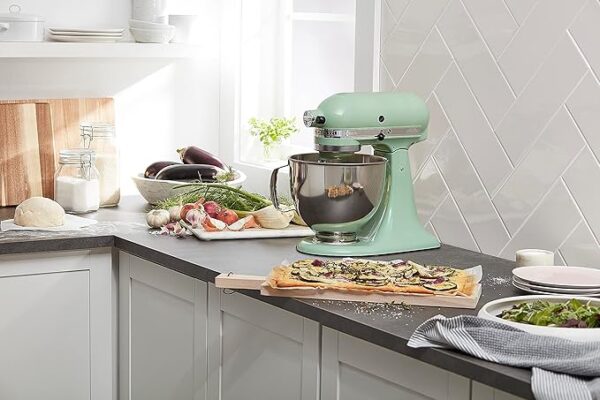 KitchenAid Artisan Series 5 Quart Tilt Head Stand Mixer with Pouring Shield KSM150PS, Pistachio - Image 3