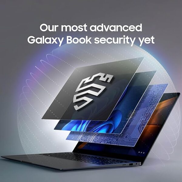SAMSUNG 16' Galaxy Book4 Pro Laptop PC Computer, Intel Core 7 Ultra Processor 1TB, 3K AMOLED (2880 x 1800) Touchscreen, Advanced Security, 2024 Model, NP960XGK-KG1US, Moonstone Gray - Image 4