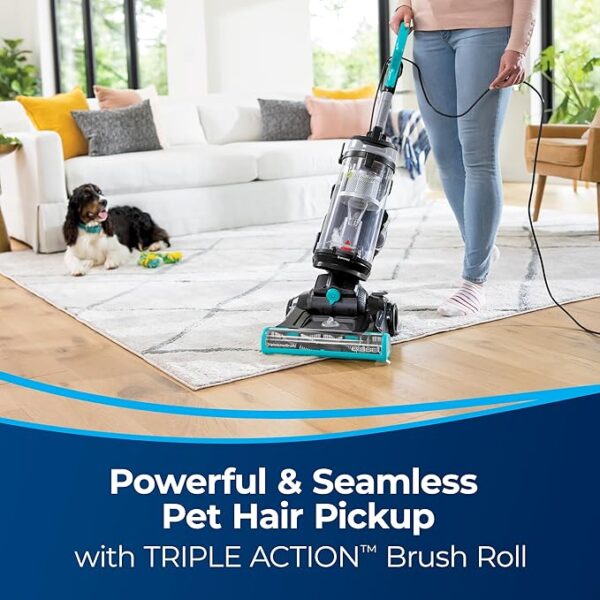 Bissell CleanView Swivel Pet Reach Full-Size Vacuum Cleaner, with Quick Release Wand, & Swivel Steering, 3198A, Color May Vary - Image 5