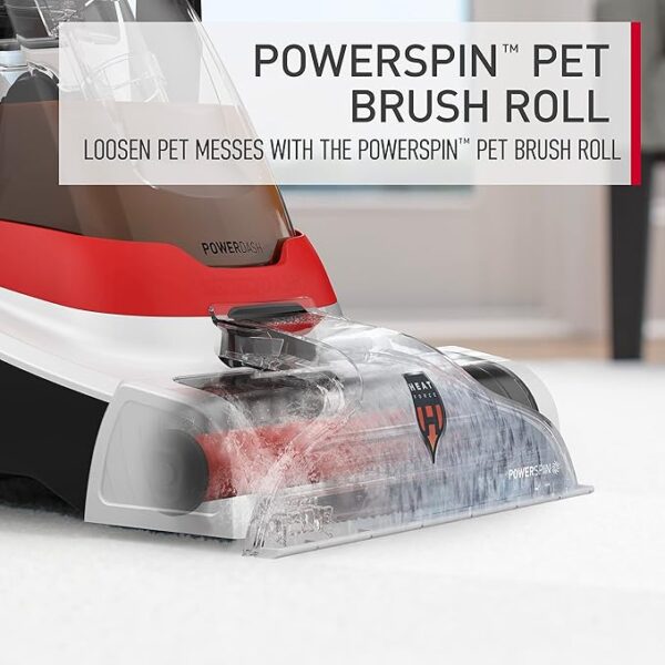 Hoover PowerDash Pet+ Compact Cleaner Machine, Lightweight, Powerful Pet Stain Remover and Deodorizer, Carpet Shampooer, FH50704V, White - Image 4