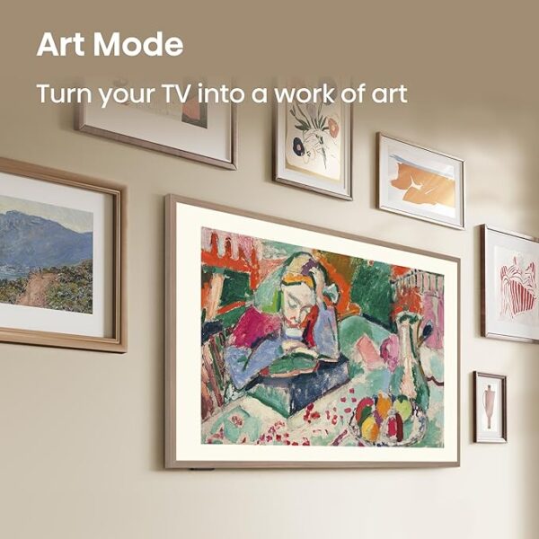 Hisense 55-Inch Class QLED 4K S7N CanvasTV Series Dolby Vision HDR Google Smart TV (55S7N, 2024 Model) - Art Mode, Anti-Glare Panel, Hi-Matte Display, Frame & UltraSlim Wall Mount Included, 144Hz - Image 5