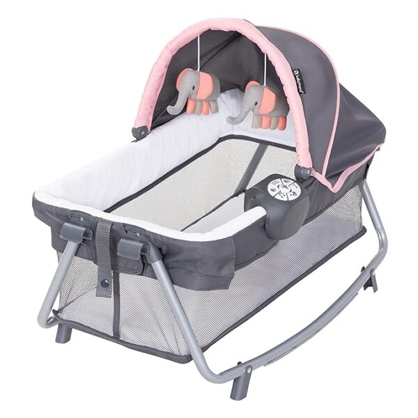 Baby Trend Lil' Snooze Deluxe III, Cozy Pink - Image 4
