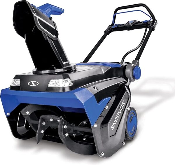 Snow Joe 24V-X4-SB21-CT 96-Volt IONMAX Cordless Brushless Single-Stage Snow Blower, 21-inch, Tool Only,Blue