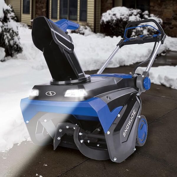 Snow Joe 24V-X4-SB21-CT 96-Volt IONMAX Cordless Brushless Single-Stage Snow Blower, 21-inch, Tool Only,Blue - Image 5