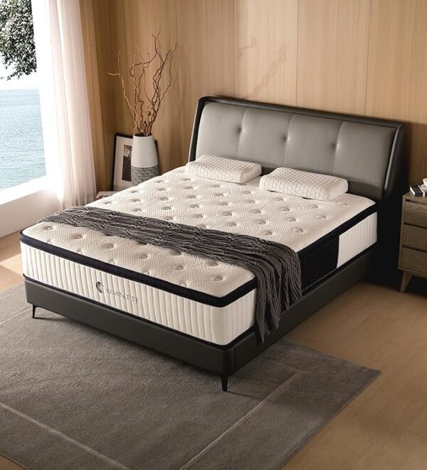 Full Size Mattress, 12 Inch Hybrid Full Mattress in a Box with Memory Foam & Individual Pocket Spring for Edge Support, Pressure Relief, Medium Firm,CertiPUR-US. - Image 5