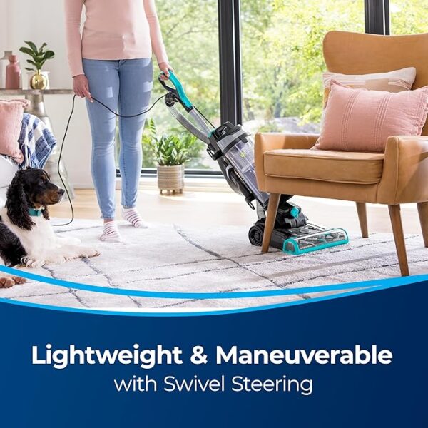 Bissell CleanView Swivel Pet Reach Full-Size Vacuum Cleaner, with Quick Release Wand, & Swivel Steering, 3198A, Color May Vary - Image 2