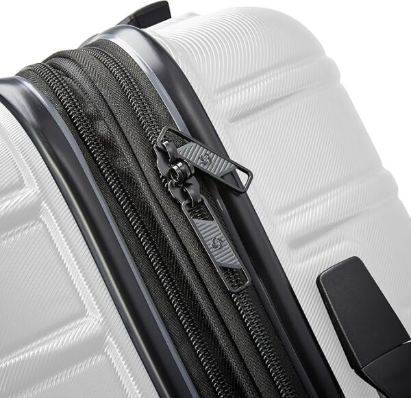 Samsonite Omni 2 Hardside Expandable Luggage with Spinner Wheels, Birch White, 2-Piece Set (Carry-on/Large) - Image 4