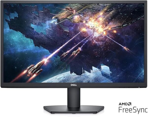 Dell SE24 Series Monitor - 24 inch IPS TFT LCD FHD (1920 x 1080) AMD FreeSync - VESA, 16:9-75Hz, 5ms Grey-to-Grey Response Time, Low Blue Light, Flicker Free, Anti-Glare, HDMI & VGA, Black - Image 6