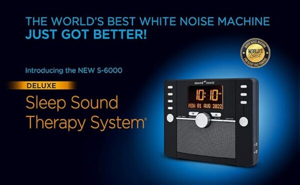 Sound Oasis Deluxe Bluetooth Sleep Tinnitus Sound Machine, World’s Best White Noise Machine for Better Sleep, Tinnitus Management, Clock Radio 288 Sounds - Image 2