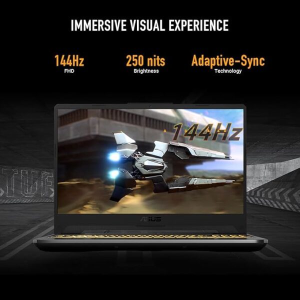 ASUS TUF Gaming A15 Gaming Laptop, 15.6” FHD 144Hz Display, NVIDIA® GeForce RTX™ 2050, AMD Ryzen™ 5 7535HS, 8GB DDR5, 512GB PCIe® Gen4 NVMe™ SSD, Wi-Fi 6, Windows 11, FA506NF-ES51 - Image 2