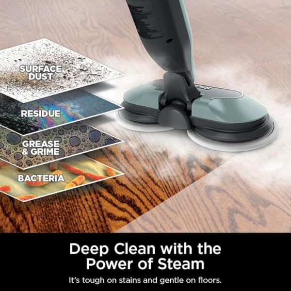 Shark Steam & Scrub All-in-One Scrubbing and Sanitizing Hard Floor Steam Mop S8001 - Image 2