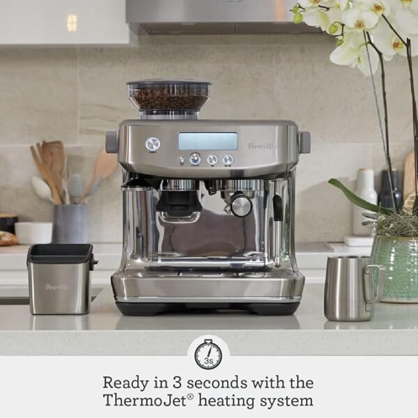 Breville Barista Pro Espresso Machine BES878BSS, Brushed Stainless Steel - Image 2