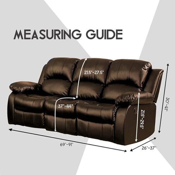 ULTICOR Velvet 8-Pieces Recliner Sofa Covers Stretch Reclining Couch Covers for 3 Cushion Reclining Sofa Slipcovers Furniture Covers Thick Soft Washable (3 Seater Recliner Cover, Ivory) - Image 5