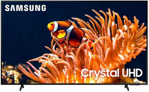 SAMSUNG 75-Inch Class 4K Crystal UHD DU8000 Series HDR Smart TV w/Object Tracking Sound Lite, Motion Xcelerator, Ultra Slim Design, Gaming Hub, Alexa Built-in