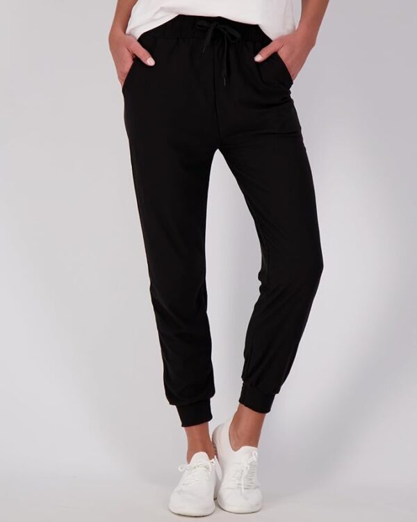 Real Essentials 3 Pack: Women's Ultra-Soft Lounge Joggers Sweatpants Athletic Yoga Pants with Pockets (Available in Plus) - Image 3