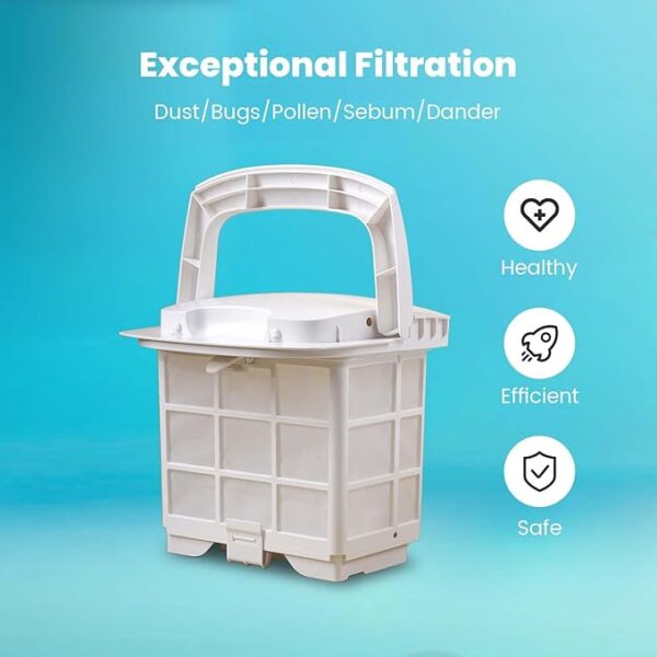 Hydro 4 Pool Robot, Pool Vacuum for Inground and Aboveground Pools, Floor, Wall and Waterline Cleaning and Scrubbing, Smart WiFi and Blutooth App Control, 50' Cord, Large Top Load Fine Filter Basket - Image 6