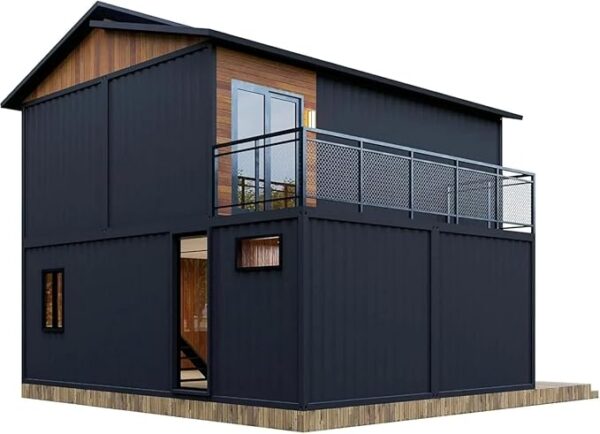 40ft Double Story Flat Pack House with Bathroom and Kitchen | Foldable Tiny Home, Modular Container Home, Mobile Cabin Prefab Brand - Image 3