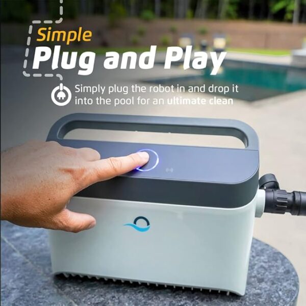 Dolphin Automatic Robotic Pool Vacuum Cleaner, Wall Climbing Scrubber Brush, Smart Navigation, Ideal for In-Ground Pools up to 50 FT in Length - Nautilus CC Plus Wi-Fi - Image 3