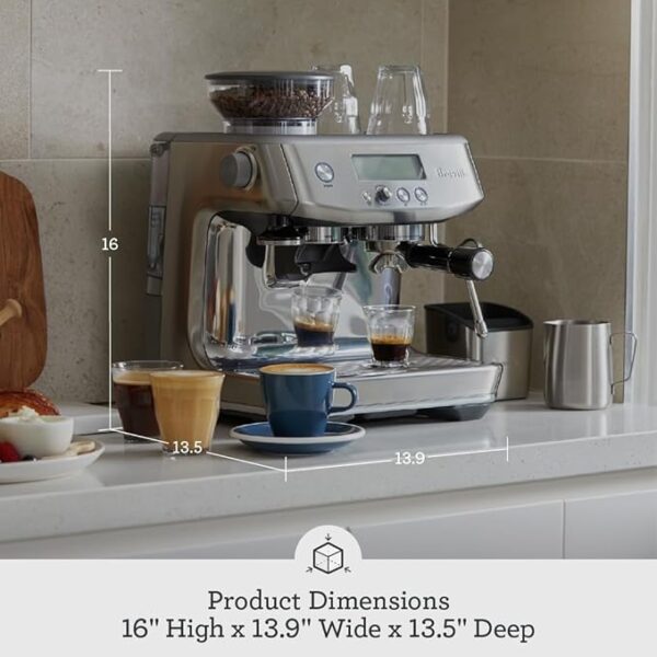 Breville Barista Pro Espresso Machine BES878BSS, Brushed Stainless Steel - Image 5