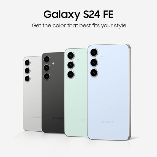 SAMSUNG Galaxy S24 FE AI Phone, 128GB Unlocked Android Smartphone, High-Res 50MP Camera, Long Battery Life, Brighter Display Screen, US Version, 2024, US 1 Yr Manufacturer Warranty, Graphite - Image 6