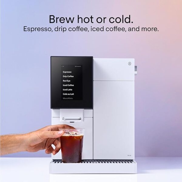 Terra Kaffe Super Automatic Espresso Machine - App-Enabled Coffee Machine - Auto Wake & Sleep - All Milk Types - Roaster-Approved Espresso Settings - Cappuccino Machines for Home - Black TK-02 - Image 6