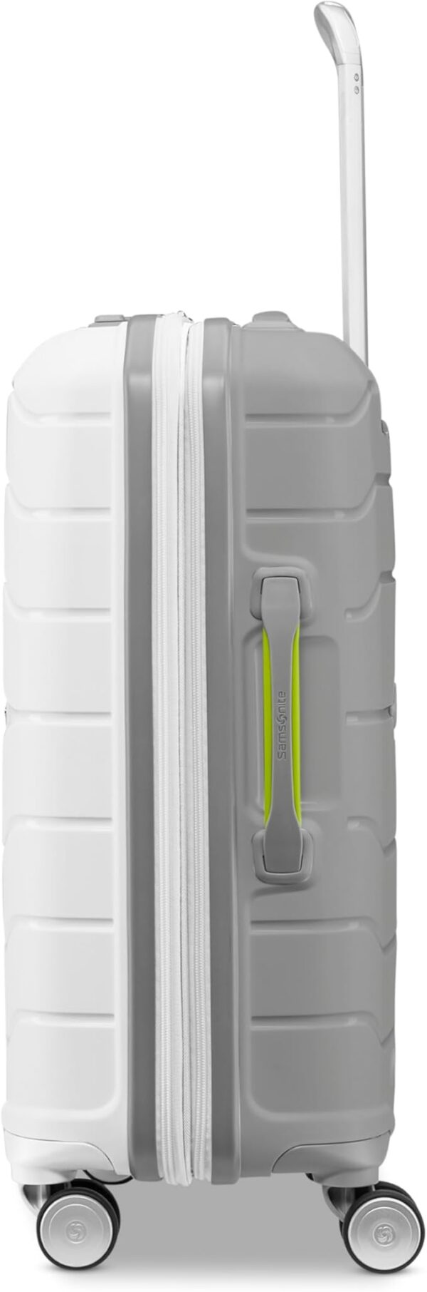 Samsonite Freeform Hardside Expandable Luggage with Spinners, White/Grey, 2PC SET (Carry-on/Large) - Image 2