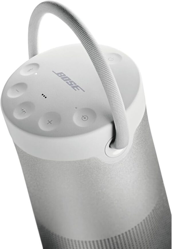 Bose SoundLink Revolve+ (Series II) Bluetooth Speaker, Portable Speaker with Microphone, Wireless and Water Resistant with 360 Degree Sound, Long Lasting Battery and Handle, Silver - Image 5