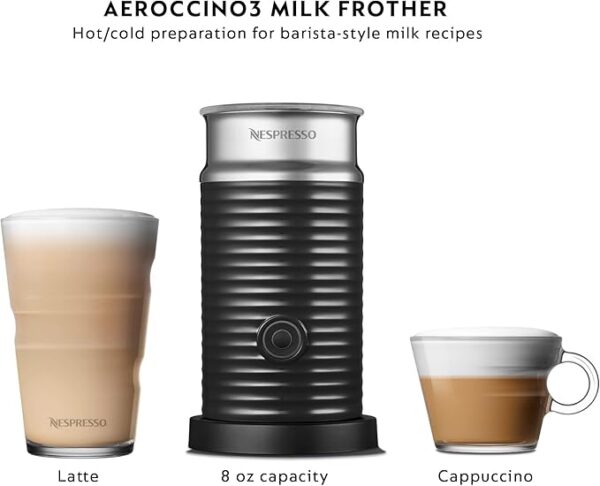 Nespresso Vertuo Pop+ Coffee and Espresso Maker by Breville with Milk Frother, Coconut White - Image 2