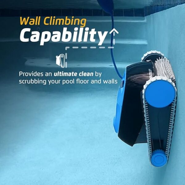 Dolphin Nautilus CC Automatic Robotic Pool Vacuum Cleaner, Wall Climbing Scrubber Brush, Top Load Filter Access, Ideal for Above/In-Ground Pools up to 33 FT in Length - Image 5