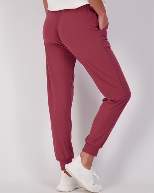 Real Essentials 3 Pack: Women's Ultra-Soft Lounge Joggers Sweatpants Athletic Yoga Pants with Pockets (Available in Plus) - Image 5