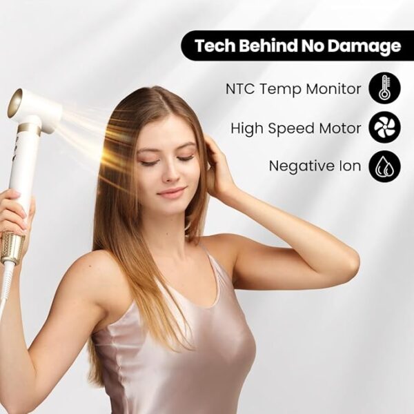 6-in-1 Air Wrap Multi Hair Styler - Advanced High-Speed Dryer & Auto Curler, Tight Grip, Fast Drying, No Heat Damage, Styling System Set - Image 5
