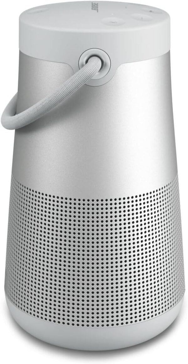 Bose SoundLink Revolve+ (Series II) Bluetooth Speaker, Portable Speaker with Microphone, Wireless and Water Resistant with 360 Degree Sound, Long Lasting Battery and Handle, Silver - Image 4