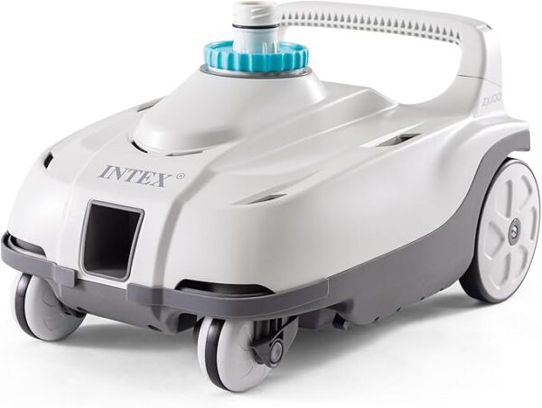 INTEX ZX100 Auto Pressure Side Pool Cleaner and 24 Foot x 12 Foot x 52 Inch Rectangular Ultra XTR Frame Swimming Pool with Pump - Image 6