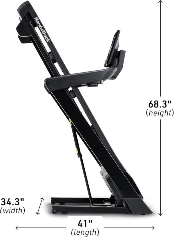 NordicTrack T Series: Perfect Treadmills for Home Use, Walking or Running Treadmill with Incline, Bluetooth Enabled, 300 lbs User Capacity - Image 5