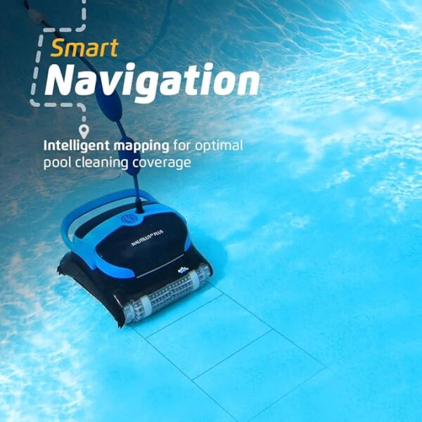 Dolphin Automatic Robotic Pool Vacuum Cleaner, Wall Climbing Scrubber Brush, Smart Navigation, Ideal for In-Ground Pools up to 50 FT in Length - Nautilus CC Plus Wi-Fi - Image 2