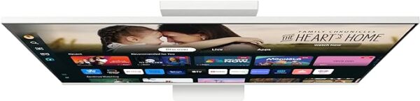 SAMSUNG 32-Inch M8 (M80D) Series 4K UHD Smart Monitor with Streaming TV, Speakers, HDR10+, AI Upscaling, USB-C, Ergonomic Stand, SlimFit Camera, Gaming Hub, LS32DM801UNXZA - Image 2