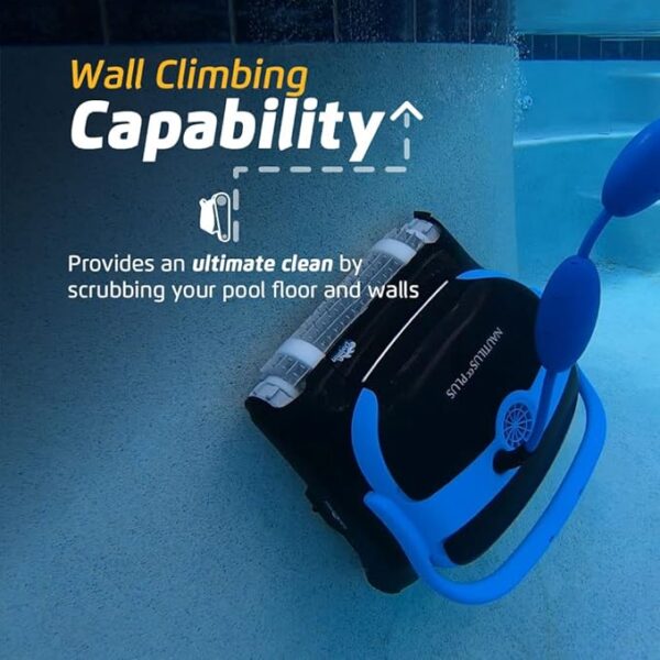 Dolphin Automatic Robotic Pool Vacuum Cleaner, Wall Climbing Scrubber Brush, Smart Navigation, Ideal for In-Ground Pools up to 50 FT in Length - Nautilus CC Plus Wi-Fi - Image 4
