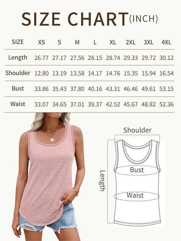 AUTOMET Womens Loose Fit Casual Flowy Tank Tops Square Neck Trendy Sleeveless Summer Tops Clothes Outfits 2025 - Image 5