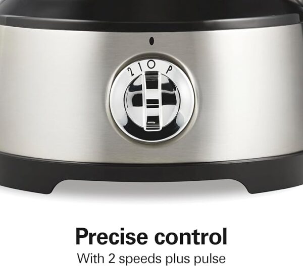 Hamilton Beach Food Processor & Vegetable Chopper for Slicing, Shredding, Mincing, and Puree, 10 Cups + Easy Clean Bowl Scraper, Black and Stainless Steel (70730) - Image 6