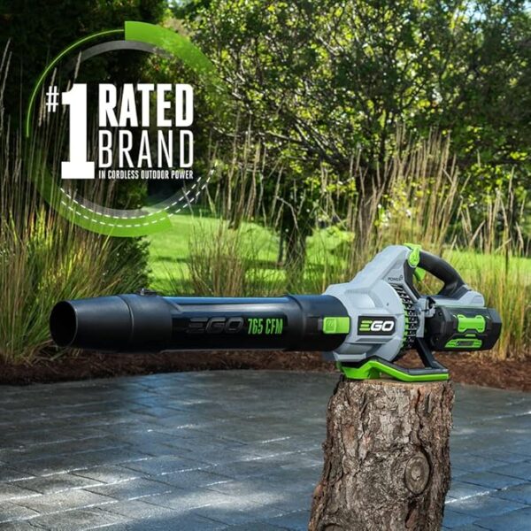 EGO Power+ LB7654 56-Volt 765 CFM Brushless Cordless Leaf Blower, 5.0Ah Battery, 320W Charger Included Plus Extra BA1400T 2.5Ah Battery - Image 2