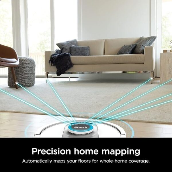 Shark AI Ultra Voice Control Robot Vacuum with Matrix Clean Navigation, Home Mapping, 60-Day Capacity, XL Self-Empty Base for Homes with Pets, Carpet & Hard Floors - Image 6