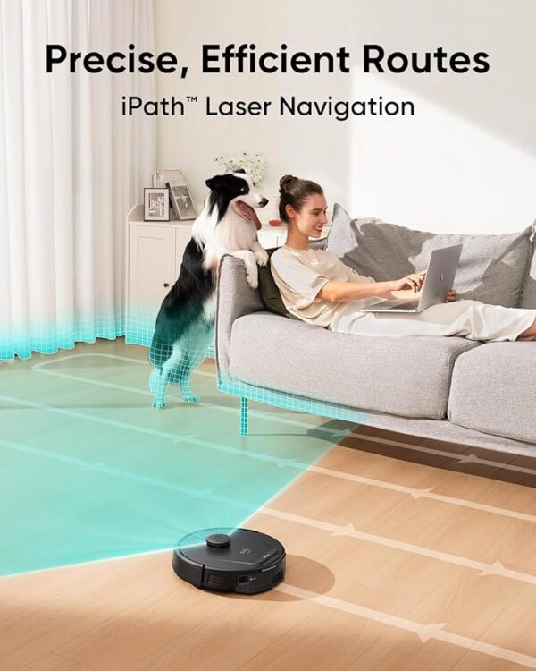 eufy L60 Robot Vacuum with Self Empty Station, Hair Detangling Technology, Up to 60 Days Hands Free Cleaning, 5,000 Pa Suction, Remove Hair, Dust - Image 5