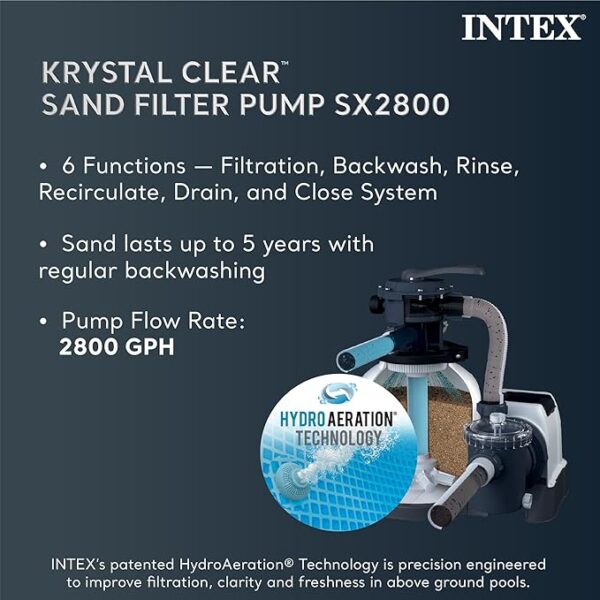 INTEX 26373EH Ultra XTR Deluxe Rectangular Above Ground Swimming Pool Set: 32ft x 16ft x 52in – Includes 2800 GPH Sand Filter Pump – Easy Assembly - Image 4