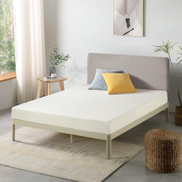 Best Price Mattress 6 inch Twin Mattress Bed-In-A-Box, Green Tea Memory Foam, White - Image 3