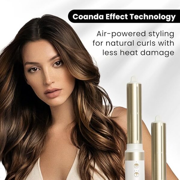 6-in-1 Air Wrap Multi Hair Styler - Advanced High-Speed Dryer & Auto Curler, Tight Grip, Fast Drying, No Heat Damage, Styling System Set - Image 6