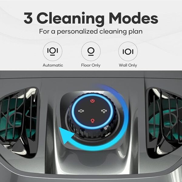 AIPER Cordless Robotic Pool Cleaner, WavePath Navigation, Wall-Climbing, Quad-Motor, 150 mins Runtime for Inground Pools up to 1,600 sq.ft, ZT6002 - Image 6