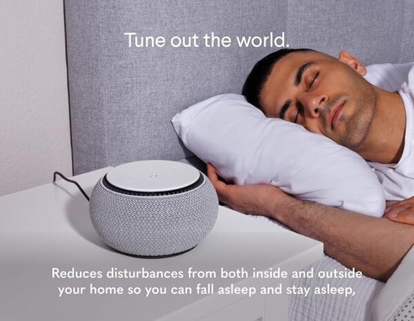 SNOOZ Smart White Noise Sound Machine - Real Fan Inside for Non-Looping White Noise, Sleep Aid for Adults, Travel, Sleeping, Bedroom, Portable, Baby Registry Essential - Cloud - Image 4